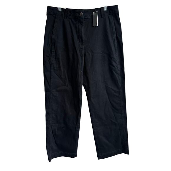 Banana Republic The Weekender Straight Leg Pant Black 12 713476 - Picture 3 of 14